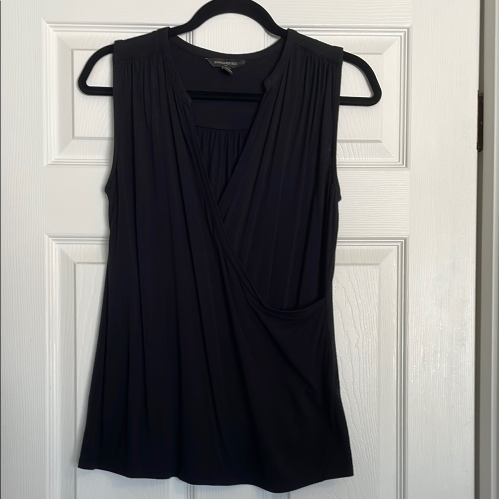 Banana Republic Black Sleeveless Top